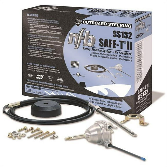 SeaStar Solutions No Feedback Safe-T II Rotary Steering Kit