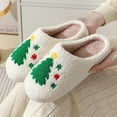 thumbnail image 7 of Ecetana Fuzzy House Slippers for Women Christmas Cozy Memory Foam Woman Slipper Indoor and Outdoor Winter Bedroom Shoes, 7 of 7