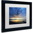 thumbnail image 2 of Trademark Fine Art "Sweeping North Coast Sunset" Canvas Art by Kurt Shaffer White Matte, Black Frame, 2 of 4