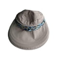 thumbnail image 4 of Sombrero de sol para mujer, sombrero de pesca de verano, sombrero de playa plegable moderno para viajes al aire libre Caqui, 4 of 9