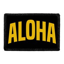 Aloha - Black and Yellow - Removable Patch