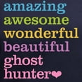 thumbnail image 3 of CafePress - Amazing Ghost Hunter T Shirt - Women's V-Neck Dark T-Shirt, 3 of 4