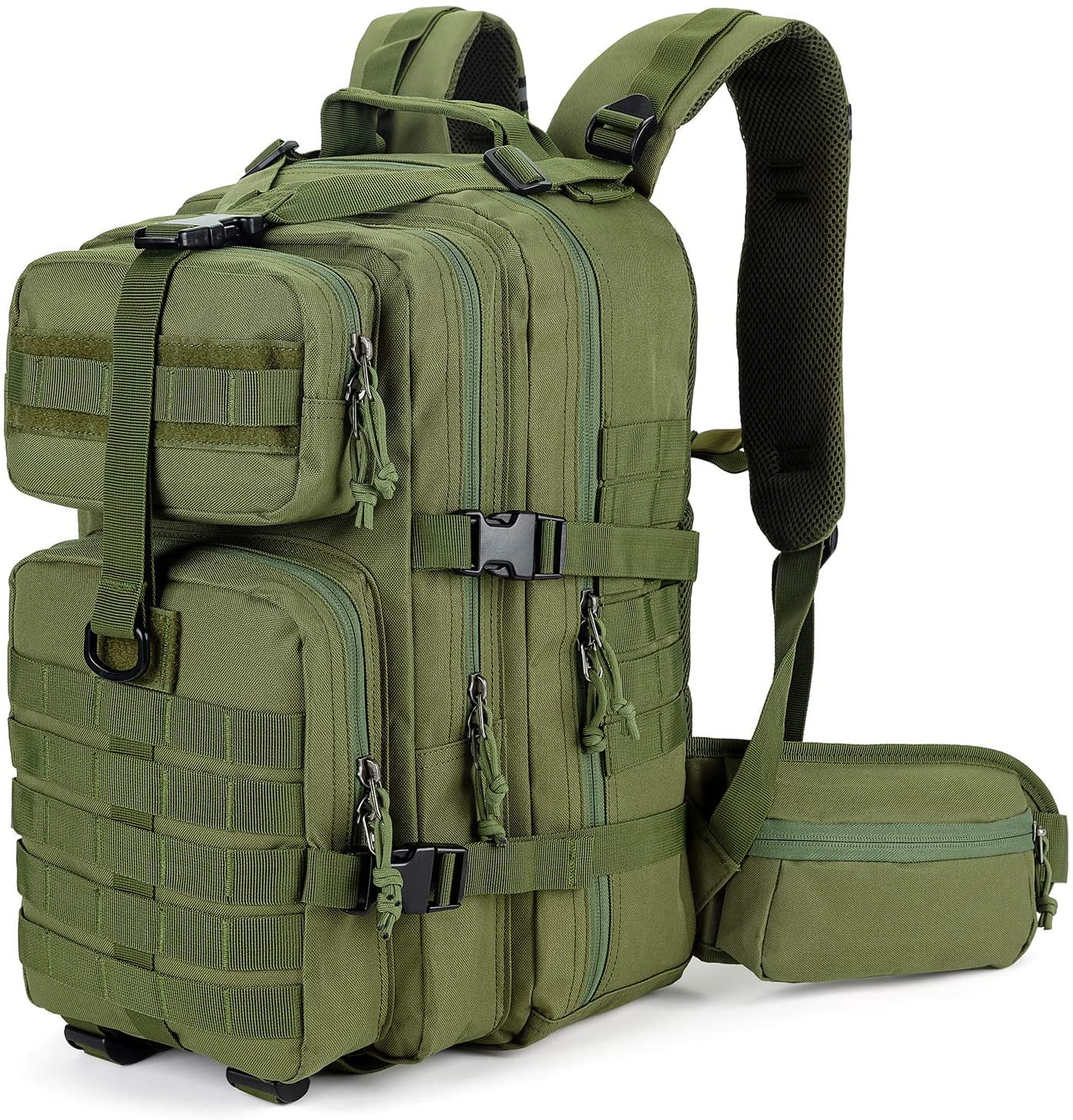 35L Military Tactical Army Rucksack Molle Backpack Camping Hiking USB Port Bag 