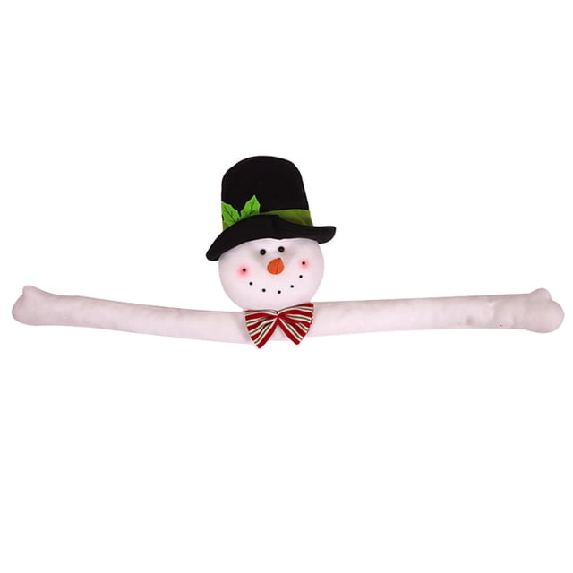 Christmas Tree Decorations, Old Man, Snowman Hugging The Christmas Tree