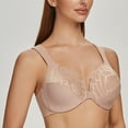 thumbnail image 3 of MELENECA Underwire Front Closure Bras for Women Beige 46C, 3 of 6