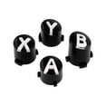 thumbnail image 5 of eXtremeRate Replacement Custom ABXY Action Buttons , Three-Tone Black & Clear with White Classic Symbols A B X Y Keys for Xbox One S/X, Elite Series 2 & 1 Wireless Controller, 5 of 7