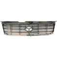 thumbnail image 5 of Grille For 98-2002 Toyota Land Cruiser Chrome Shell w/ Black Insert Plastic, 5 of 5