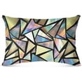 thumbnail image 2 of Coolnut Iridescent Triangles Abstract Plush Pillowcase, Luxury Soft King Pillow Case for Hair and Skin, Standard Size Pillow Covers with Zipper Closure, 20x30in #873 Home Decor Gifts, 2 of 7
