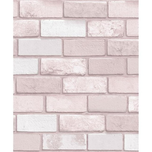 Arthouse 260005 Diamond Brick Wallpaper, Pink