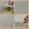 thumbnail image 6 of Teler Leather Baby Play Mat, 1.3" Thick Leather Crawling Mat, Cushioned & Waterproof Soft Playmat for Toddlers, Infants, 50" x 50", Gray, 6 of 10