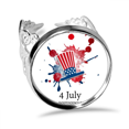 thumbnail image 1 of America 4 July Independent Day Hat Ring Adjustable Love Wedding Engagement, 1 of 3