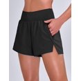 thumbnail image 4 of Womens High Waisted Running Shorts V Side Split Quick Dry Workout Athletic Shorts with Pockets 2025, 4 of 4