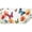 White Butterfly Flower, variant on Pink Butterfly Pattern Rectangle Tablecloth 60"x84",Waterproof Polyester Rectangle Table Cloth, Wipeable Spillproof Polyester Tablecloth for Dining, Camping, Indoor and Outdoor