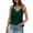 Dark Green #001, variant on Mohiass Womens Silk Satin Camisole Tank Tops V Neck Spaghetti Strap Blouses Sleeveless Cami Shirt Pink 4XL
