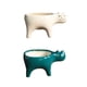 thumbnail image 3 of Monstrate Creatividad en el mejor de los casos: soporte de cerámica en forma de pata que no destiñe para un toque divertido y lindo, artesanía Jardín y Patio Blanco, 3 of 6