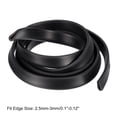 thumbnail image 3 of REGALWOVEN U Channel Edge Trim, Rubber Guard Seal Strip Edge Protector Fit for Edge 5/16"x 23/32"x 4.9ft, 3 of 6