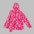 thumbnail image 6 of bbymog Girls Fashion Fleece Jacket with Hood Outdoor Waterproof Rain Jacket Winter Warm Windbreaker Coat Outwear Teen&nbsp;Girl&nbsp;Gifts Hot Pink 4 Years, 6 of 8