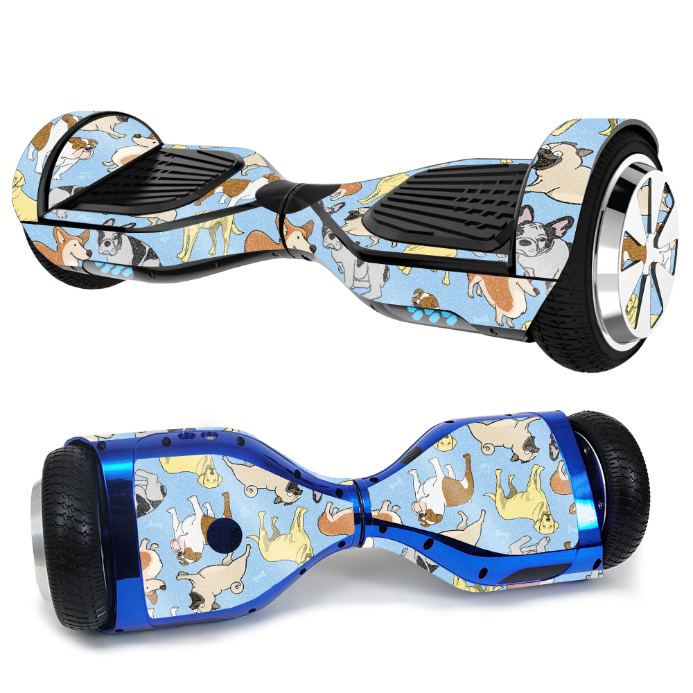 Glossy Glitter Skin for Hover1 Ultra Hoverboard Scooter sticker Puppy