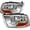 Chrome Housing, variant on AKKON - For 2009-2018 Ram 1500 2010-2018 Ram 2500 3500 Pickup Truck Headlights Front Lamps Direct Replacement Left+Right