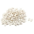 thumbnail image 1 of Unique Bargains Robe Voile en Forme de Riz Perles Lâches Imitation Perle Accessoire pour Cheveux 100 Pcs, 1 of 1