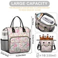 thumbnail image 5 of OBREWU Pioneer Flower Womens Lunch Box for Work,Insulated Large Pioneer Flower Lunch Bag for Women,Loncheras Para Mujer,Leakproof Adult Lunch Bag for Work,Beach,Travel,Picnic,Camping, 5 of 7