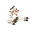 thumbnail image 2 of Broche navideño, decorativos para bolsos, mochilas, jerséis, ropa, Alce Zulema Broche, 2 of 8
