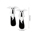 thumbnail image 3 of Ouuluon Fun Halloween Ghost Devil Socks, 11 inch Cotton-Lined Magnetic Pull-on Mid-Calf Socks for Parties, 3 of 7