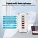 thumbnail image 4 of 65W USB Multi Port Charger Hub QC3.0 Cargador Rápido 6 Puertos Tipo C PD Cargador Teléfono Móvil Estación de Carga A Enchufe de la UE, 4 of 5