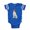 Royal Blue, variant on CafePress - Jack Russell Terrier - Cute Infant Baby Football Bodysuit