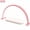 Pink, variant on LED Nail Lamp with Remote, 3-Color Dimmable USB Half Moon Light for Manicure Lash Tattoo, White/Pink