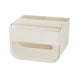 thumbnail image 2 of pstuiky Caja de pañuelos plegable informal y lujosa ideal para escritorio almacenamiento y organización ideal para el comedor., 2 of 6
