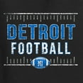 thumbnail image 6 of Wild Bobby Detroit DET Hometown City Football Fan Pride Sports Men's Graphic Tank Top, Black, Large, 6 of 6