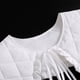 thumbnail image 2 of Sonducket Chal de cuello falso para mujer, abrigo de cumpleaños a cuadros acolchado con volantes de algodón, chaqueta, camiseta, Capelet, cubierta de Accesorios de disfraces Blanco Sonducket AP013193-02, 2 of 6