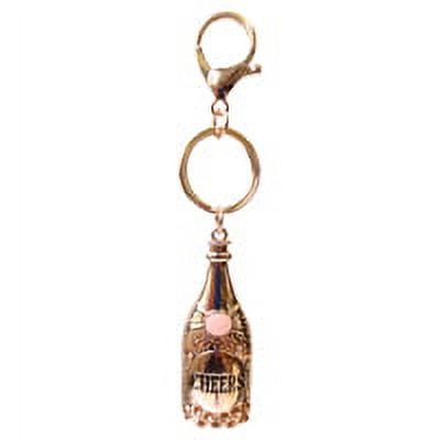 Auto Drive Champagne Bottle Key Ring