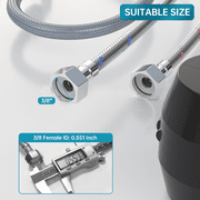 Kitchen Sink Faucets with Pull Down Sprayer, High Arc Single Handle with Water Lines