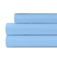 thumbnail image 2 of Hotel Collection Rayon Bed Sheet Set - 3 Piece, Twin, Sky Blue, 2 of 5