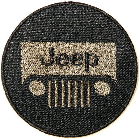 Jeep Wrangler Grand Cherokee Logo 2.75" Logo Sew Ironed On Badge Embroidery Applique Patch