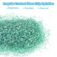 thumbnail image 3 of Uxcell Piedras de Vidrio Triturado Coloridas Irregulares Gruesas Verde Menta, 3 of 7
