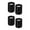 Black 4x5cm 6x10cm, variant on 4Pcs Furniture Chair Leg Lifts Sofa Feet Table Lifters Block Extenders Black 6x5cm 4x5cm