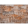 thumbnail image 2 of Addison Rugs Mayfield Washable Transitional Novelty Paprika Rectangle Rug, 1'8" x 2'6", 2 of 5