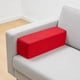 thumbnail image 5 of Almohada para reposabrazos de sofá, 15 x 15 x 6 m, soporte para codos para cabecera, para silla, cama y sofá Rojo, 5 of 9