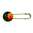 thumbnail image 1 of Broche en Métal Rétro Fleur Vert Foncé Bijoux Pince à Broches, 1 of 3