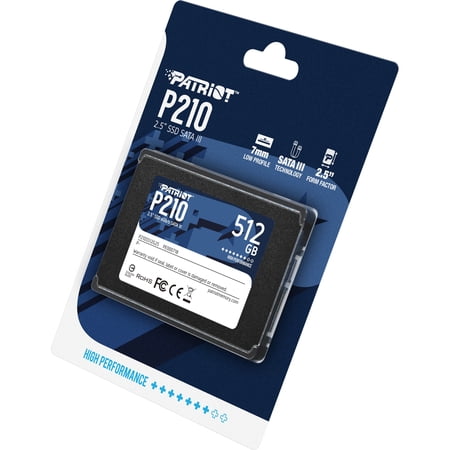 Size:512gb Patriot Memory P210 512GB SATA3 内蔵型SSD 6Gb/s 2.5インチ 7mm P210S512G25