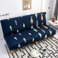 thumbnail image 4 of Stretch Sofa Slipcover Furniture Elastic Polyester Home Decor Armless Sofa Cover for Furniture - Color fish, 4 of 8