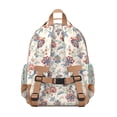 thumbnail image 3 of Artistic Floral Design Spine-Protecting Backpack for Teens, 3 of 6