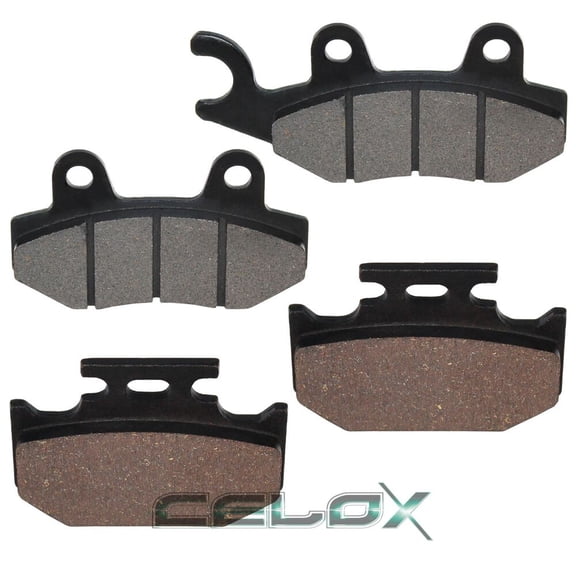 Front & Rear Brake Pads for Kawasaki KX250 / KX500 1989 1990 1991 1992 1993