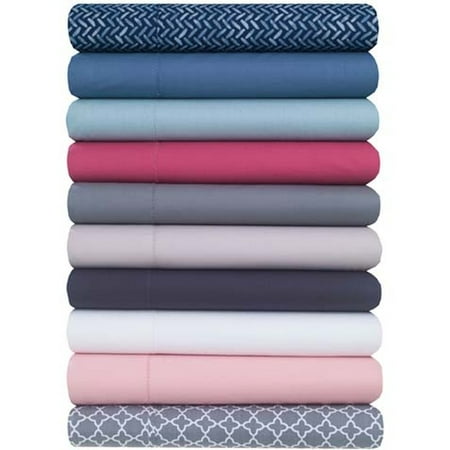 Mainstays 100% Cotton Percale, 200 Thread Count Sheet Set,