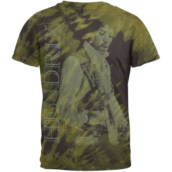 Jimi Hendrix Men's Earth And Space Tie Dye Short Sleeve T Shirt