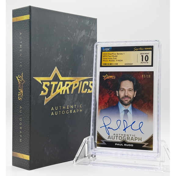 StarPics Paul Rudd Autographed Trading Card - Limited Edition