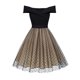 thumbnail image 1 of Moda mujer verano Retro Casual Pullover estampado Sexy manga corta vestido Fridja  bnh4724, 1 of 6